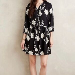 Anthro Isabella Sinclair Naomi Embroidered Dress